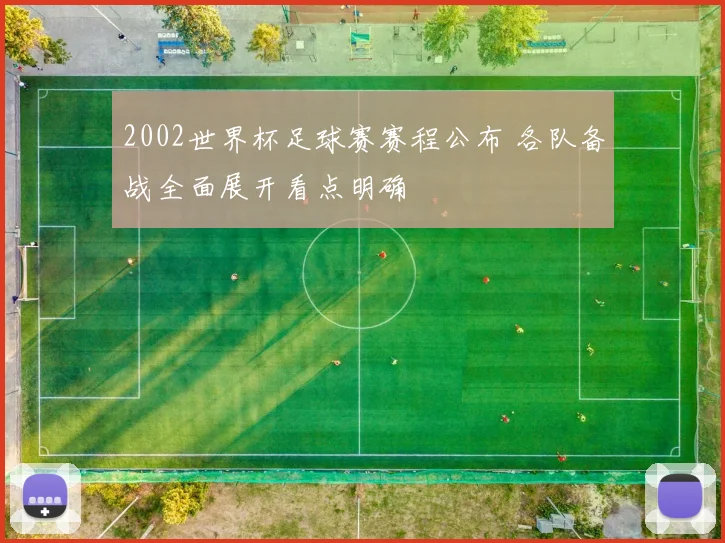 2002世界杯足球赛赛程公布 各队备战全面展开看点明确